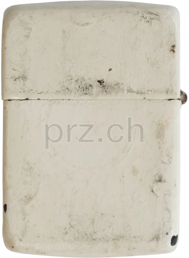 White Finish – «The Black Devils», Modell three barrel hinge, round bottom, Jahr 1943 - 45, Ansicht 2