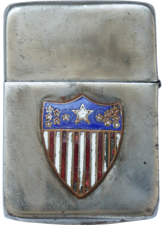 U.S. Army aide-de-camp – Air Transport Command, Modell four barrel hinge, flat bottom, Jahr 1942 - 43, Vorderseite