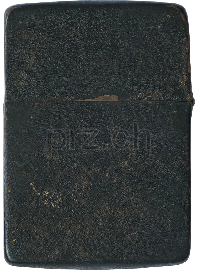 Black Crackle – U.S. Army Corps of Engineers Insignia, Modell four barrel hinge, flat bottom, Jahr 1942 - 43, Ansicht 2