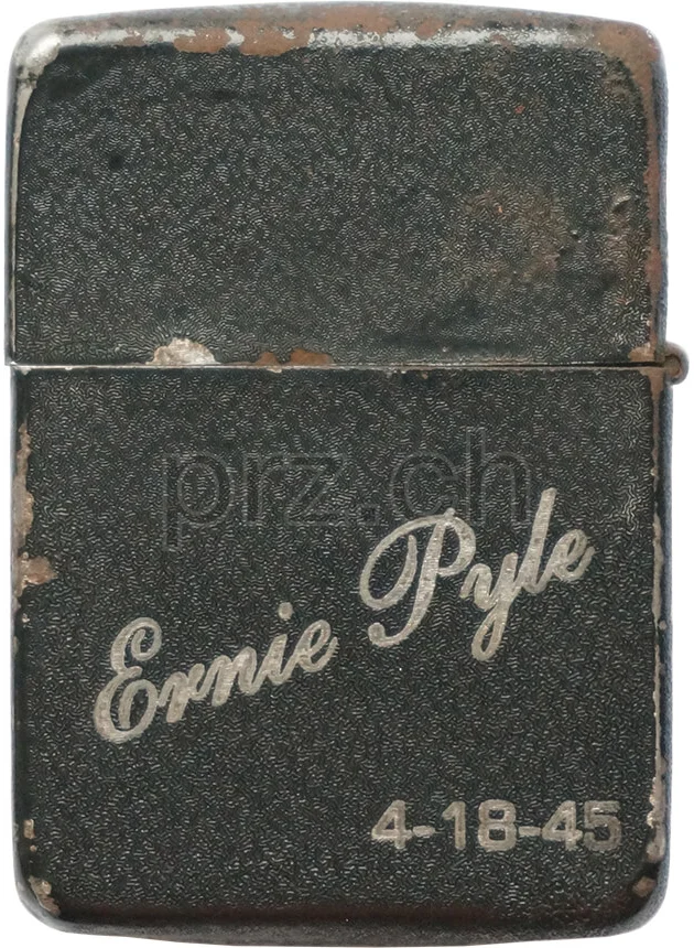 Marksmanship Badge – Ernie Pyle, Modell four barrel hinge, flat bottom, Jahr 1942 - 43, Ansicht 2