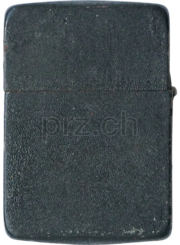 Black Crackle – U.S. Army Medical Corps, Modell four barrel hinge, flat bottom, Jahr 1942 - 43, Ansicht 2