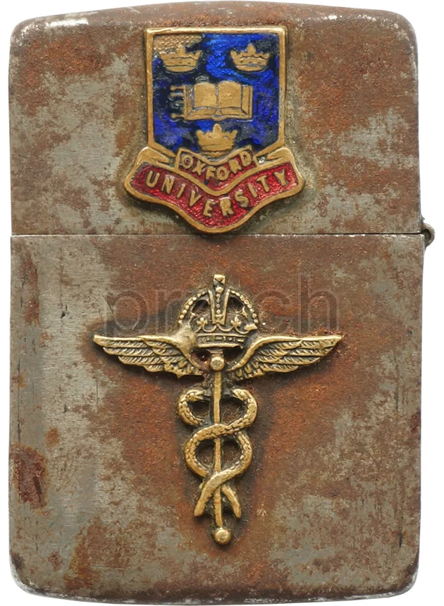 U.S. Army aide-de-camp – RAF Medical Corps, Modell three barrel hinge, round bottom, Jahr 1943 - 45, Ansicht 2
