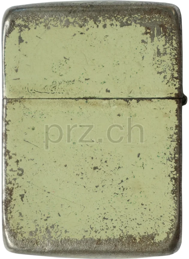 Light Green Finish, Modell three barrel hinge, round bottom, Jahr 1943 - 45, Vorderseite